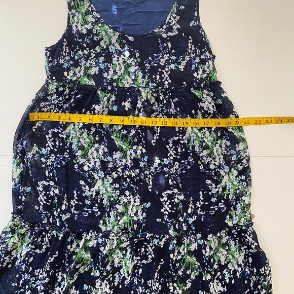 Calvin Klein Jeans Sleeveless Tiered Floral Maxi Dress Size S - Picture 12 of 13